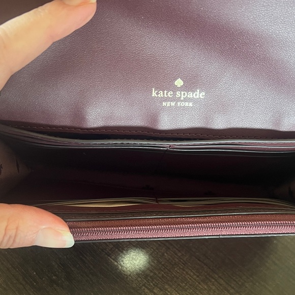 Kate Spade Glimmer Glitter Medium Flap Phone Wristlet - Picture 3 of 5